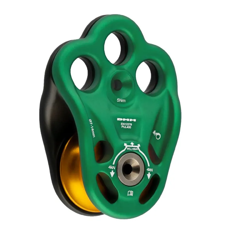 Omezená Nabídka DMM kladka Rigger Green/Matt Grey