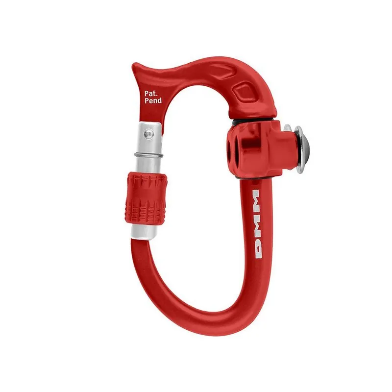 Cenový Hit DMM materiálová karabina Micro Vault Lock Red