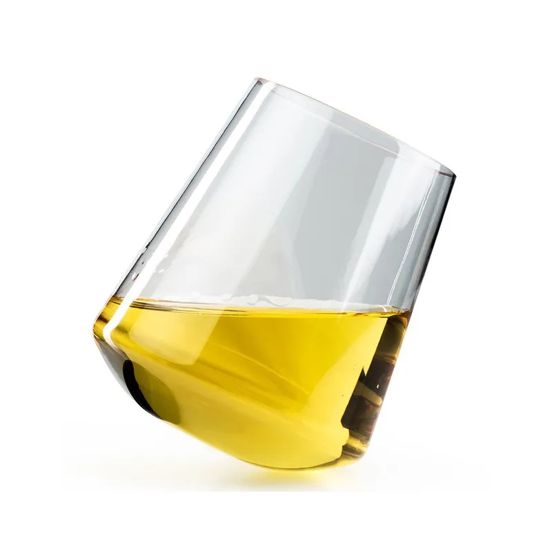 Sleva GSI nepřevrhnutelná plastová sklenička STEMLESS WINE GLASS