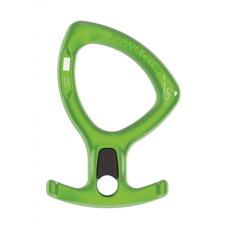 Oblíbený PETZL slaňovací brzda PIRANA CLUB