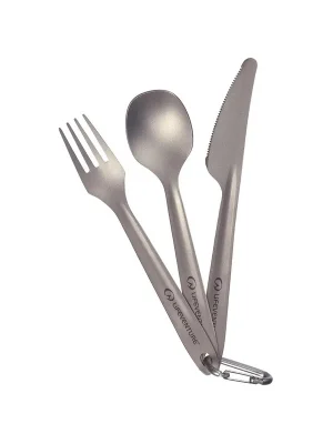 LIFEVENTURE Superlight Titanium Cutlery Set Cenová Bomba