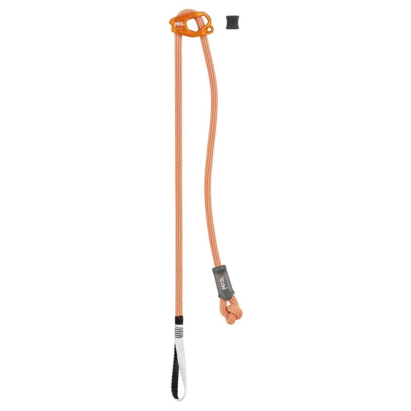 Petzl CONNECT ADJUST jednoduchá nastavitelná odsedávací smyčka červená Hit Sezóny