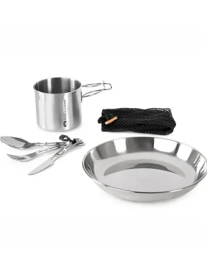 GSI OUTDOORS Glacier Stainless 1 Person Set Ověřený