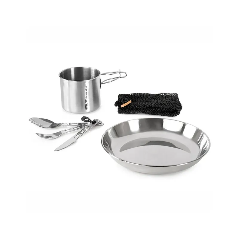 GSI OUTDOORS Glacier Stainless 1 Person Set Ověřený