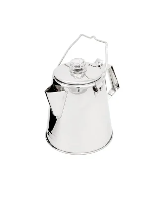 GSI OUTDOORS Glacier Stainless Handle Percolator Nová Kolekce