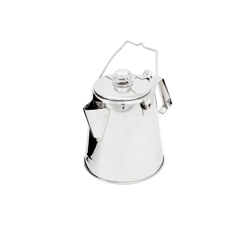 GSI OUTDOORS Glacier Stainless Handle Percolator Nová Kolekce