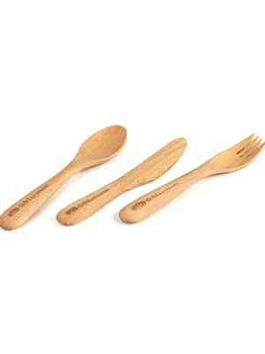 GSI OUTDOORS Rakau Cutlery Set Značkový