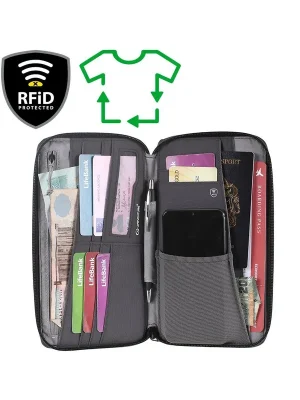 Časově Omezené LIFEVENTURE RFiD Travel Wallet Recycled