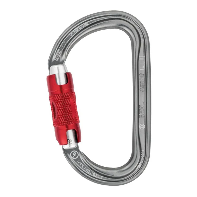 PETZL karabina AmD TWIST LOCK šedá Doprava Zdarma