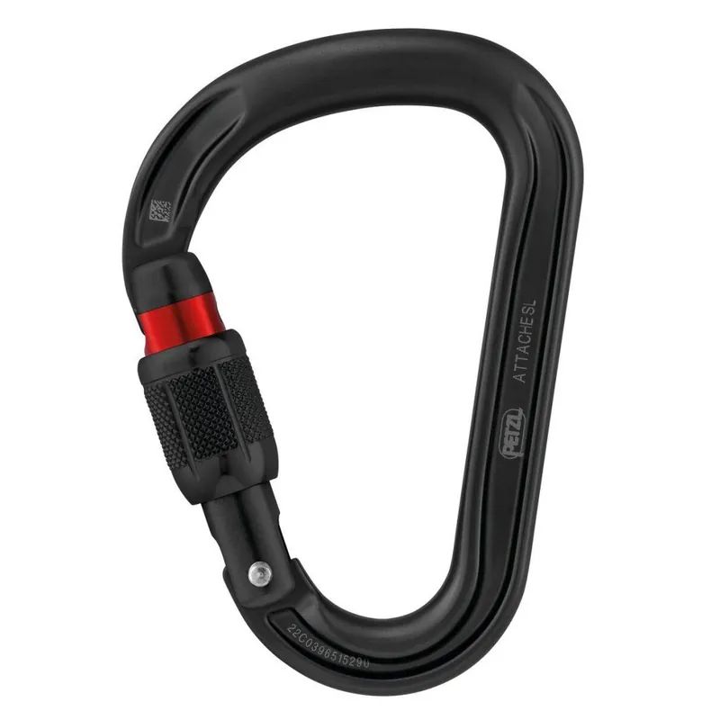 Super Cena Petzl karabina HMS ATTACHE screw lock