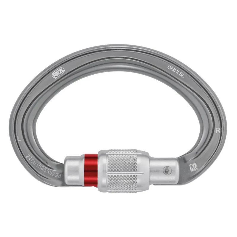 Vysoce Kvalitní Petzl OMNI SCREW LOCK vícesměrová karabina s pojistkou
