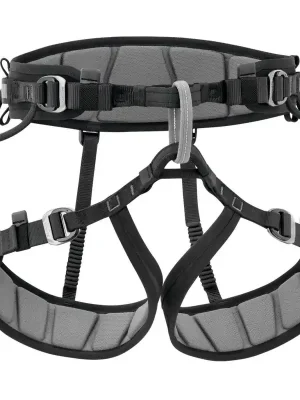PETZL sedací postroj FALCON MOUNTAIN černý Jen Po Omezenou Doba
