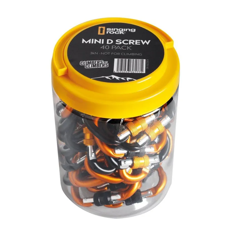 Hit Sezóny Singing Rock Karabina MINI D šroub. 40pack