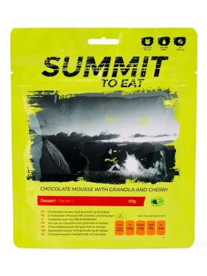 SUMMIT TO EAT dehydrovaná strava ČOKOLÁDOVÁ PĚNA S GRANOLOU A TŘEŠNĚMI Výhodná Nabídka