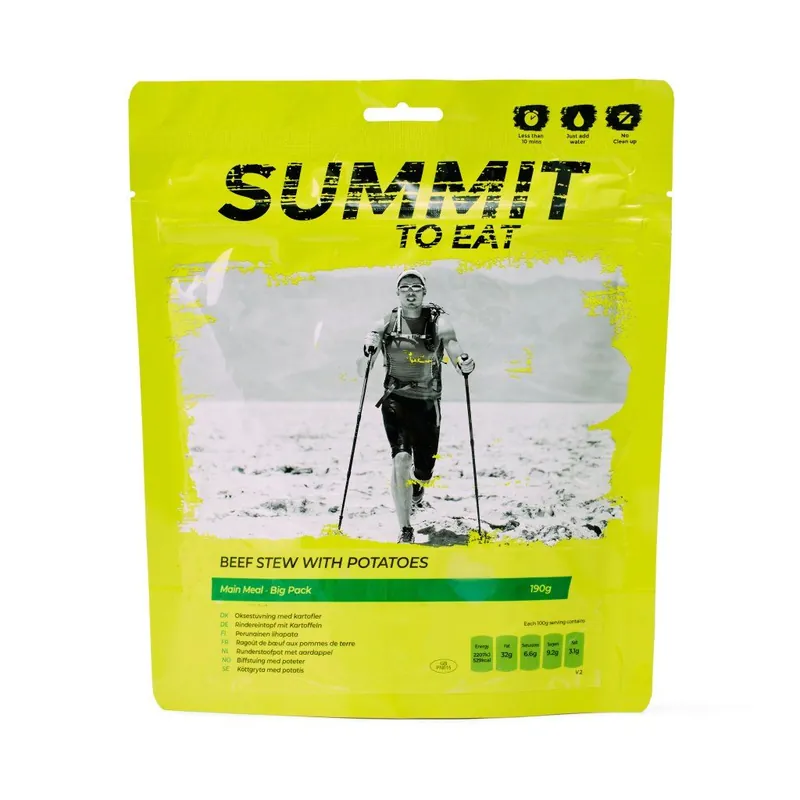 SUMMIT TO EAT dehydrovaná strava DUŠENÉ HOVĚZÍ VE VLASTNÍ ŠTÁVĚ Jen Po Omezenou Doba