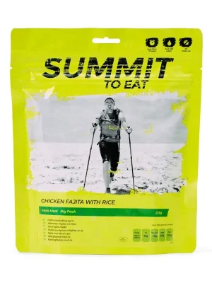 SUMMIT TO EAT dehydrovaná strava KUŘE FAJITA S RÝŽÍ Nová Kolekce