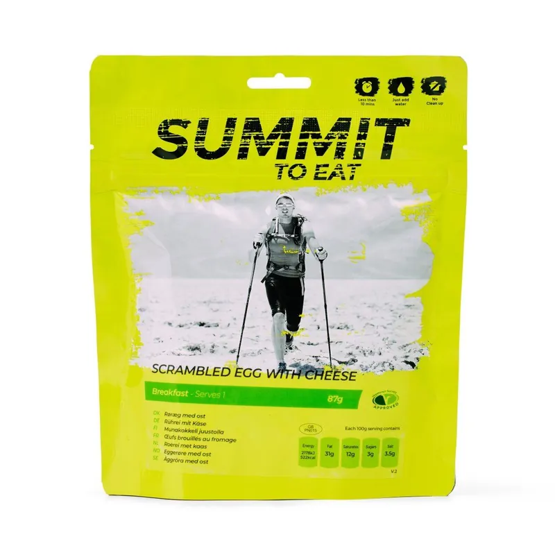 SUMMIT TO EAT dehydrovaná strava MÍCHANÁ VAJÍČKA SE SÝREM Vrácení Zdarma