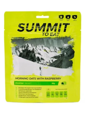SUMMIT TO EAT dehydrovaná strava OVESNÁ KAŠE S MALINAMI Značkový
