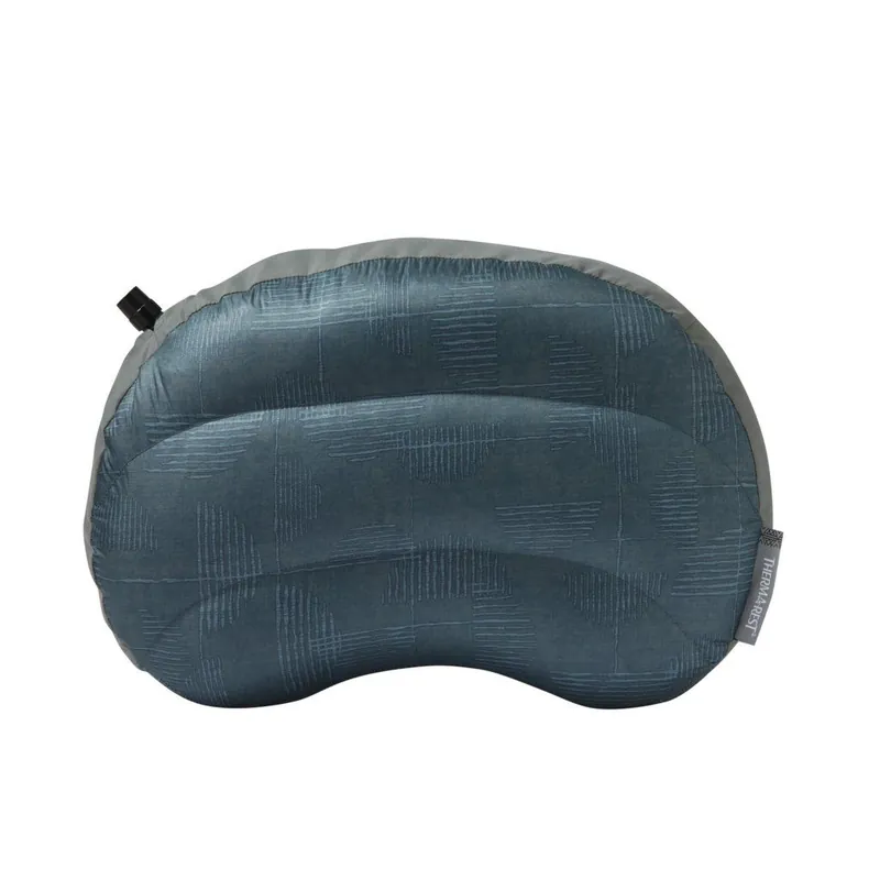 Zlevněný Thermarest AIR HEAD DOWN PILLOW Regular Midnight Print nafukovací polštářek s vrstvou peří modrý