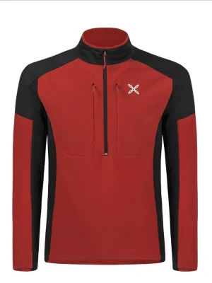 Pouze Dnes MONTURA mikina FORCE ANORAK červeno/černá