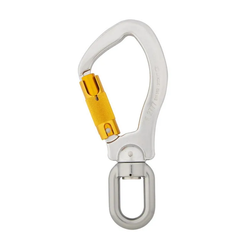 Zlevněný RidgeGear karabina Triple Lock s obratlíkem RGK44