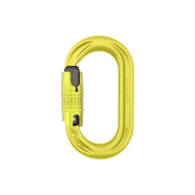 DMM karabina PerfectO Locksafe limetková Akční Nabídka