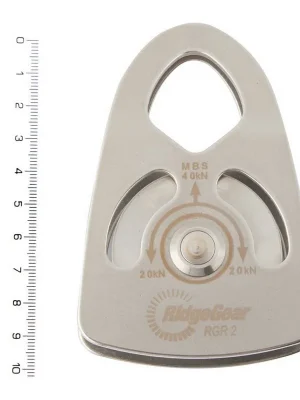 RidgeGear kladka nerez RGR2 40kN Pouze Dnes