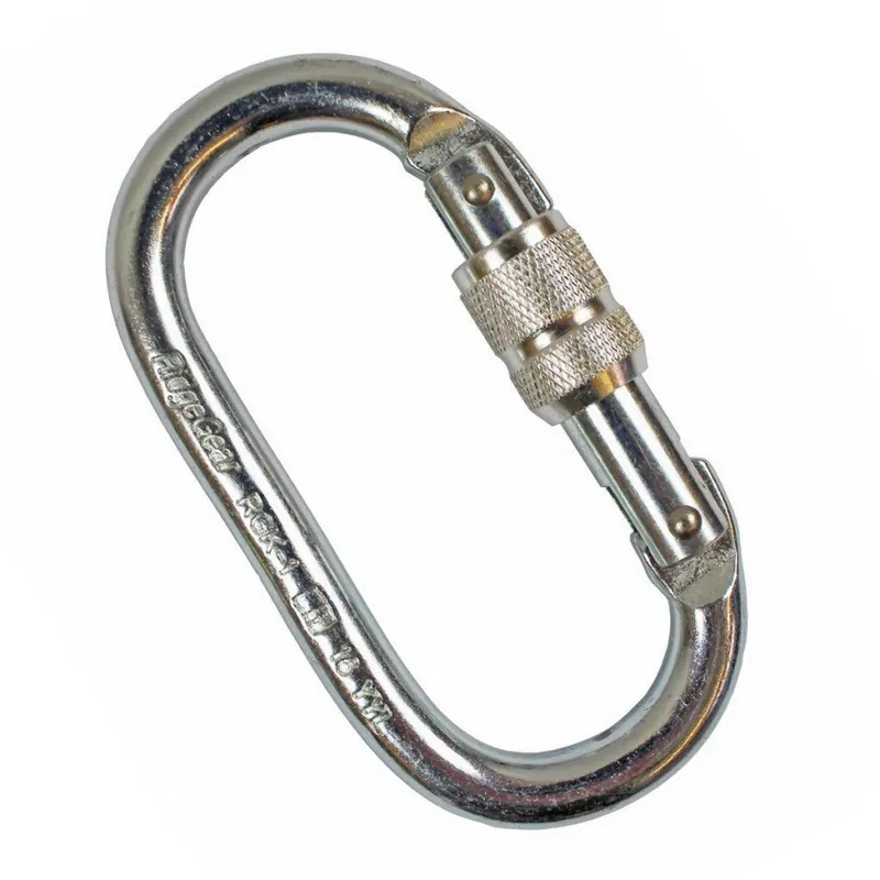 Akce RidgeGear karabina ocelová ovál šroubovací RGK1