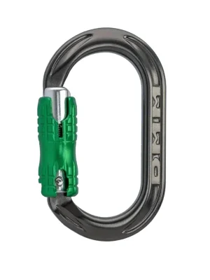 DMM karabina XSRE Locksafe Titanium/Green Rychlé Dodání