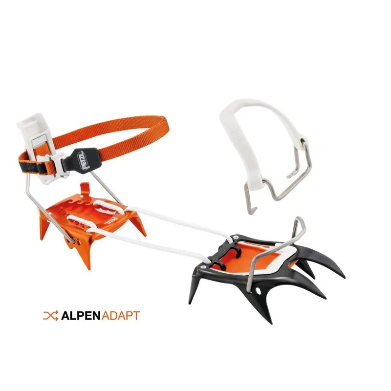 Ověřený Petzl IRVIS HYBRID LLU 10hr.mačky leverlock universel pro skialpinismus