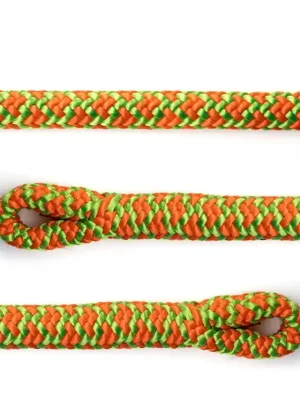 Cousin Trestec arboristické lano Atrax 11,6 mm s 2 oky zelená/oranžová Vysoce Kvalitní