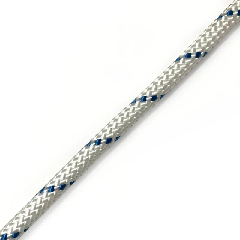 Finální Výprodej Cousin Trestec lano Safety Pro 10,5 mm bílá/modrá - metráž