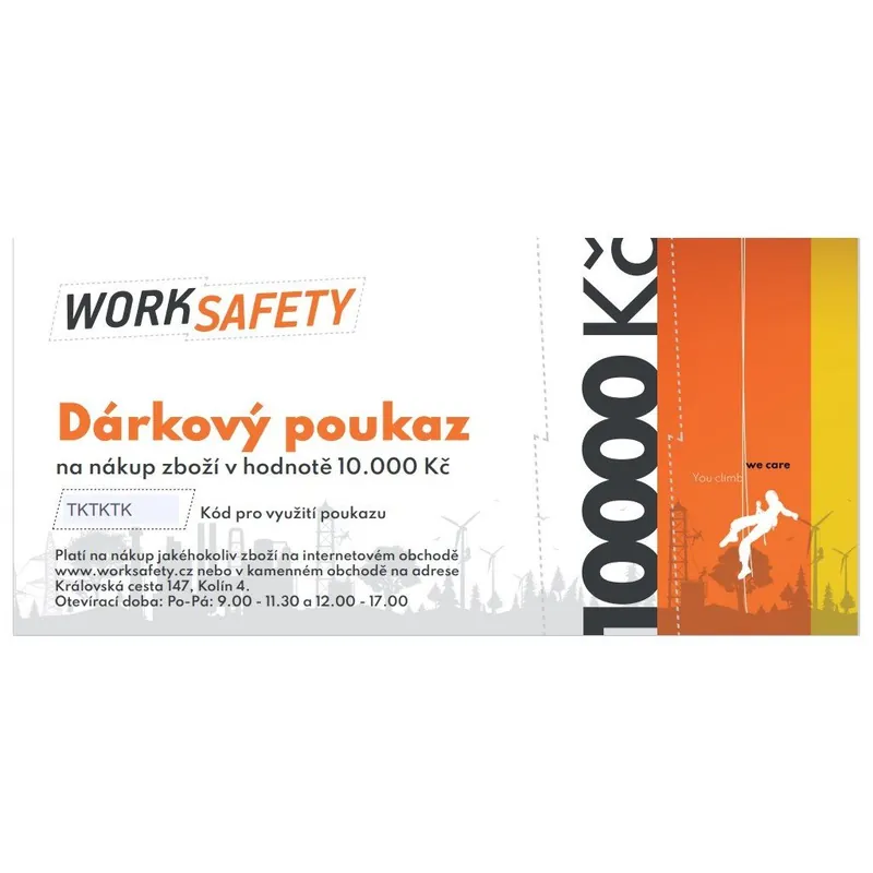 Dárkový poukaz - 10000Kč Originální