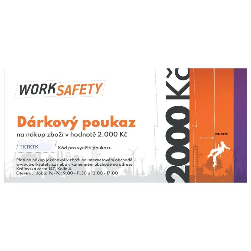 Dárkový poukaz - 2000Kč Dokud Zásoby Vydrží