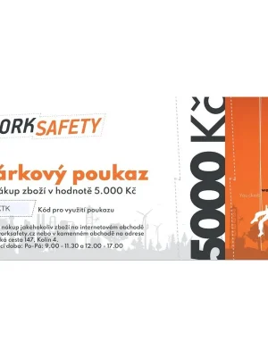 Dárkový poukaz - 5000Kč Vrácení Zdarma
