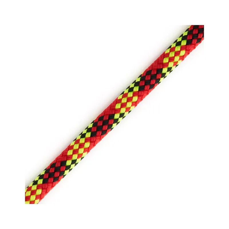 Courant lano Ultima 11mm červená/reflexní žlutá - metráž Sleva