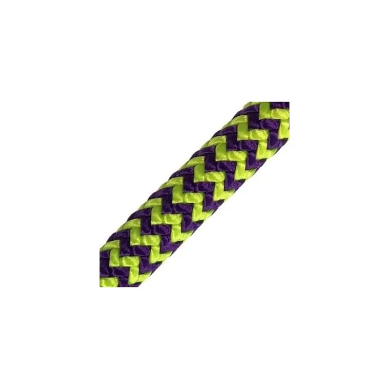Edelrid arboristické lano Woodpecker 11,7 mm fialová/žlutá - metráž Poslední Šance