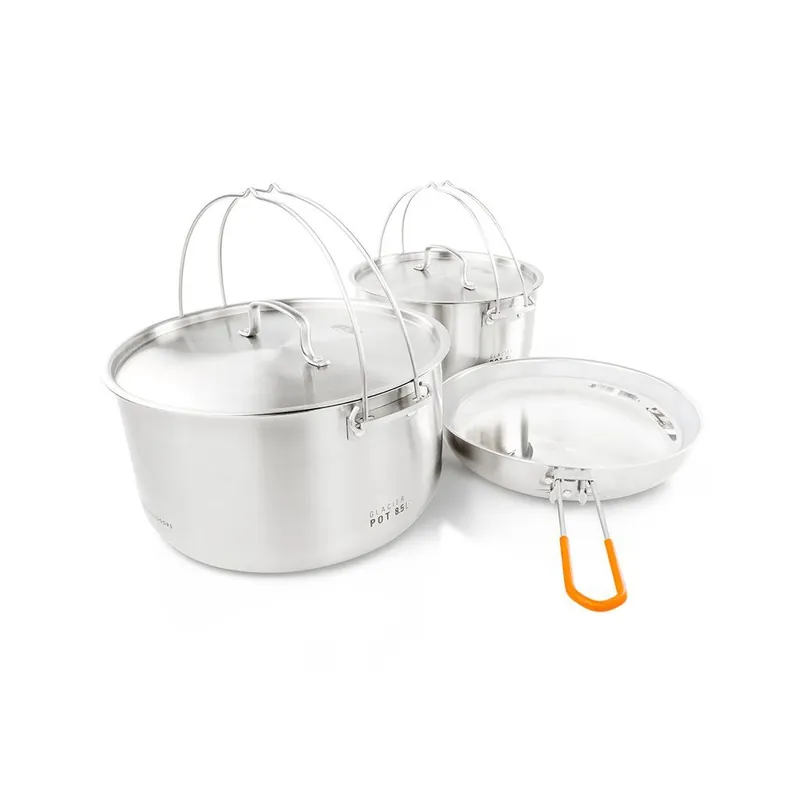GSI OUTDOORS Glacier Stainless Troop Cookset Hit Sezóny