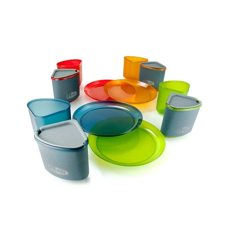 Jen Po Omezenou Doba GSI OUTDOORS Infinity 4 Person Compact Tableset, Multicolor
