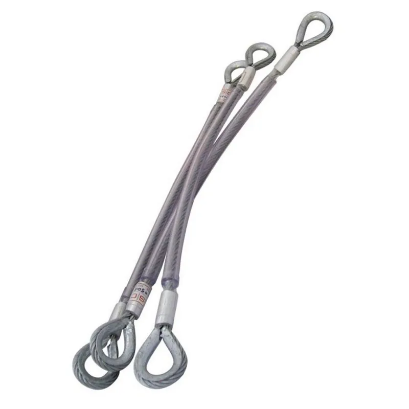 Akce ISC ocelový lanyard WIRE ANCHOR STROP