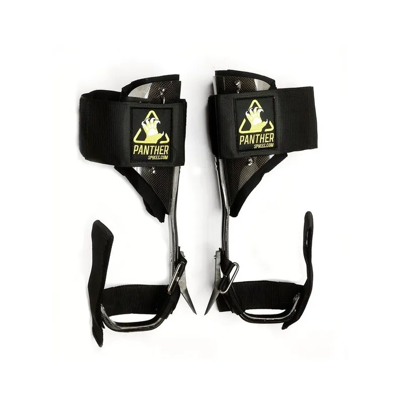 Akční Cena Panther Spikes stromolezecké stupačky Carbon Velcro nastavitelné