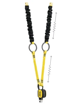 Petzl ABSORBICA-Y TIE BACK 150 cm tlumič pádu bez karabin Nejprodávanější