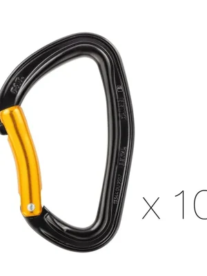 PETZL Pack de 10 DJINN - pack ocelových karabin Cenová Bomba