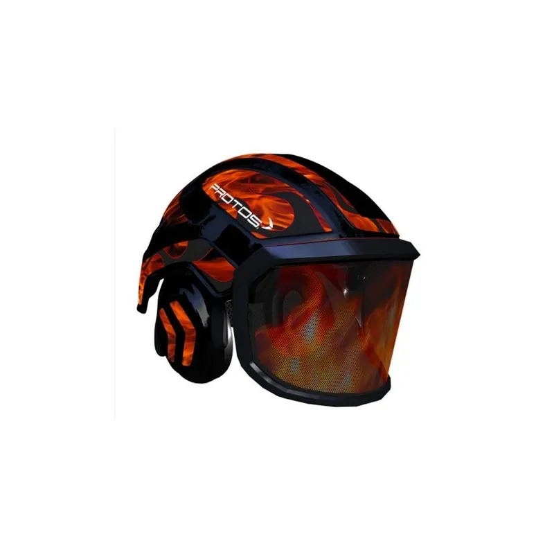 Hit Sezóny Protos Integral přilba ARBORIST FLAMES s magnetickým páskem