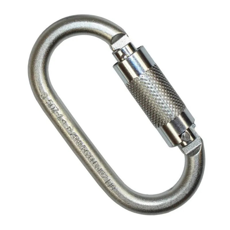 RidgeGear karabina ocelová ovál Twist Lock RGK2 Horká Nabídka