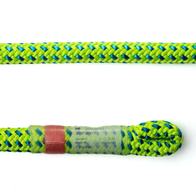 Teufelberger arboristické lano TACHYON 11,5 mm s okem spLIFE Green/Blue Nejlepší Volba