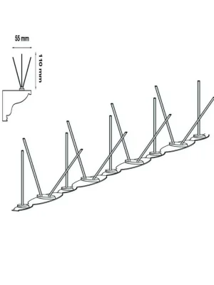 ECOPIC hroty proti holubům DEPIGEONAL U1 účinná šíře do 11 cm Ihned K Objednání
