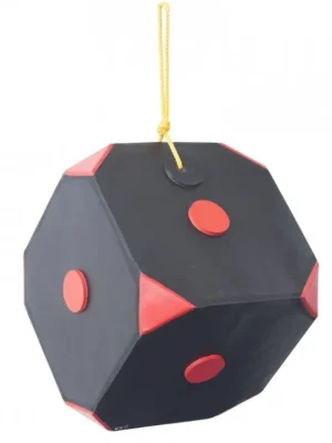 Oblíbený YATE Cube Polimix ČERNÁ-ČERVENÁ var.4