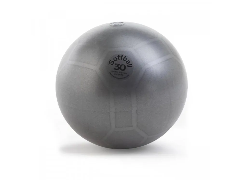 Koupit Online LEDRAGOMMA TONKEY SOFFBALL Maxafe míč 30 cm, šedo-stříbrná, krabička