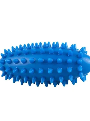 Must-Have Masážní vajíčko s bodlinkami 11 cm plněné pískem 250g - modrá